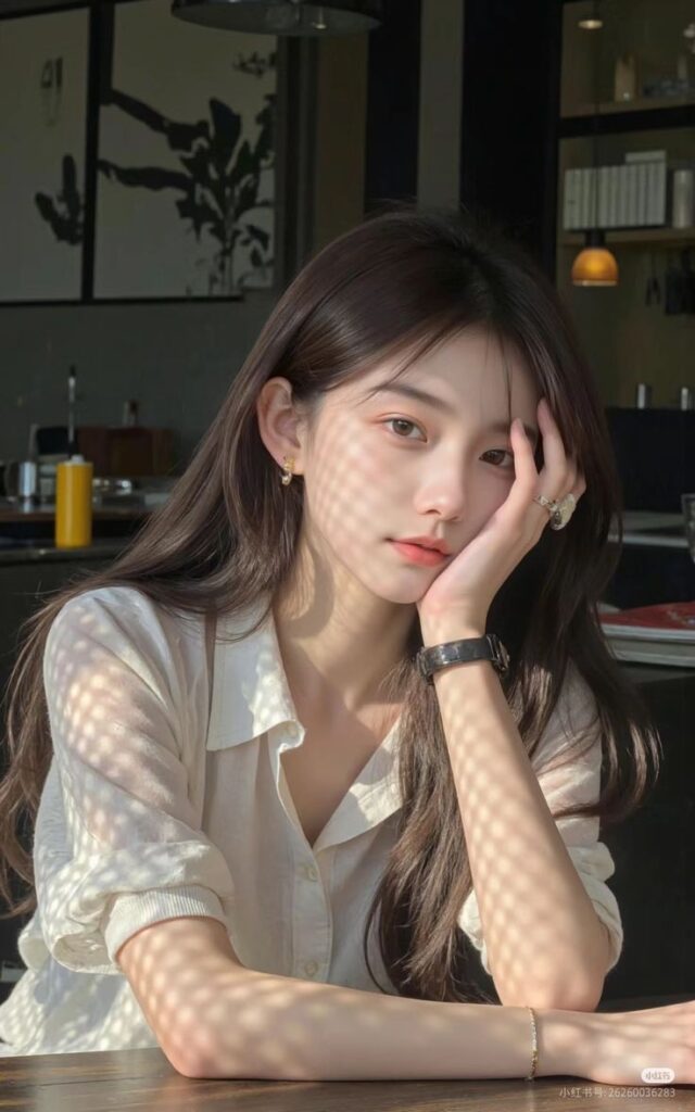 Cute Korean girl dp for WhatsApp