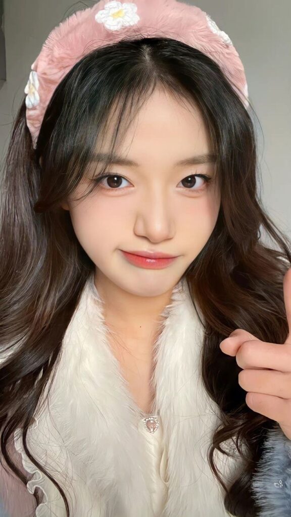 Cute Korean girl profile picture hidden face free