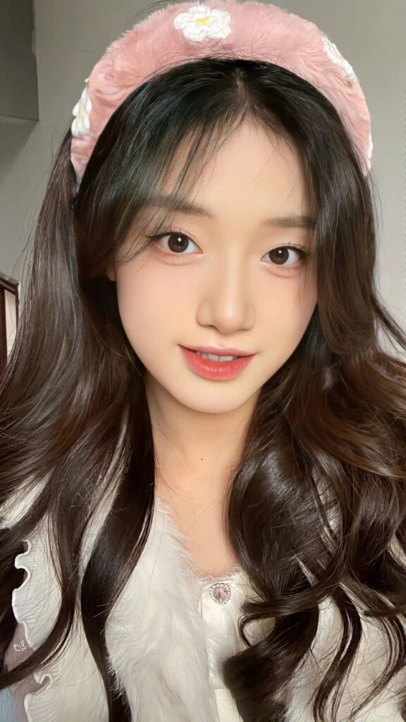 Korean girl dp hidden face